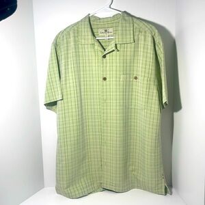 Island Shores Men’s Light green Short sleeve